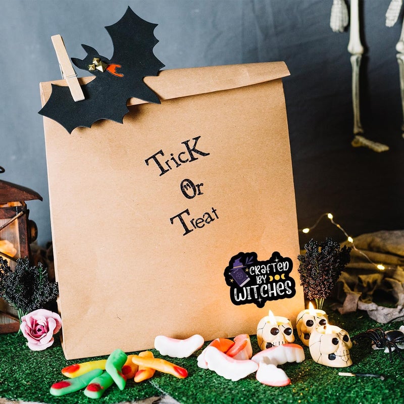 WUZYOU Halloween Business Stickers with Spooky Mail Shipping Labels and Package Seals for Online Store Sellers, Small Businesses and Witchy Shops, Cute Design for Mail Decor, 200 PCS - Image 3